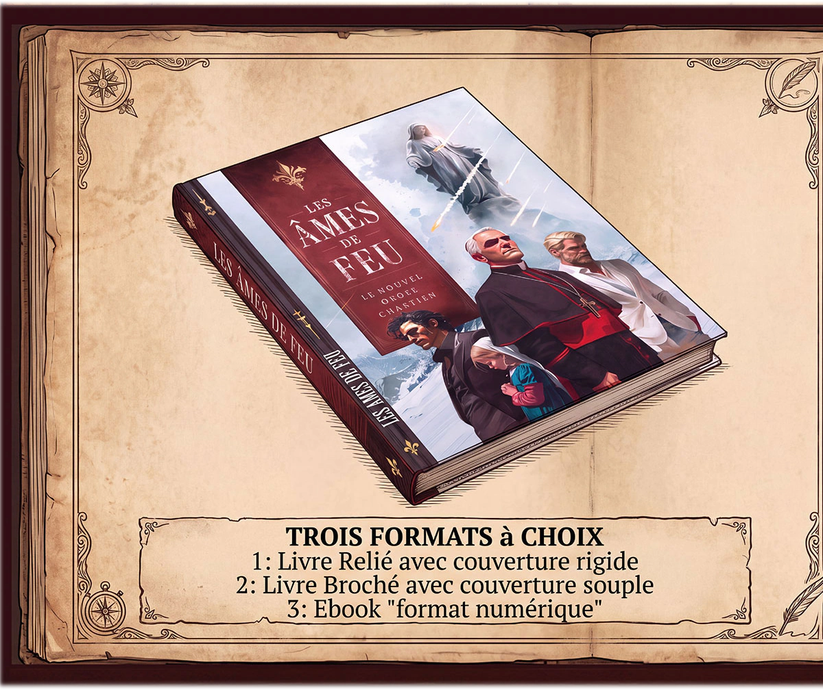 Les Âmes de Feu, présenté en livre relié
