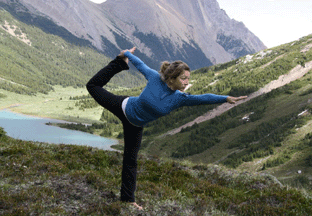 Yoga in the Mountains